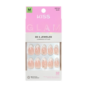 KISS NEW YORK Glam 3D & Jeweled Ongles En Acrylique [Serendipity Awaits] #GJ01