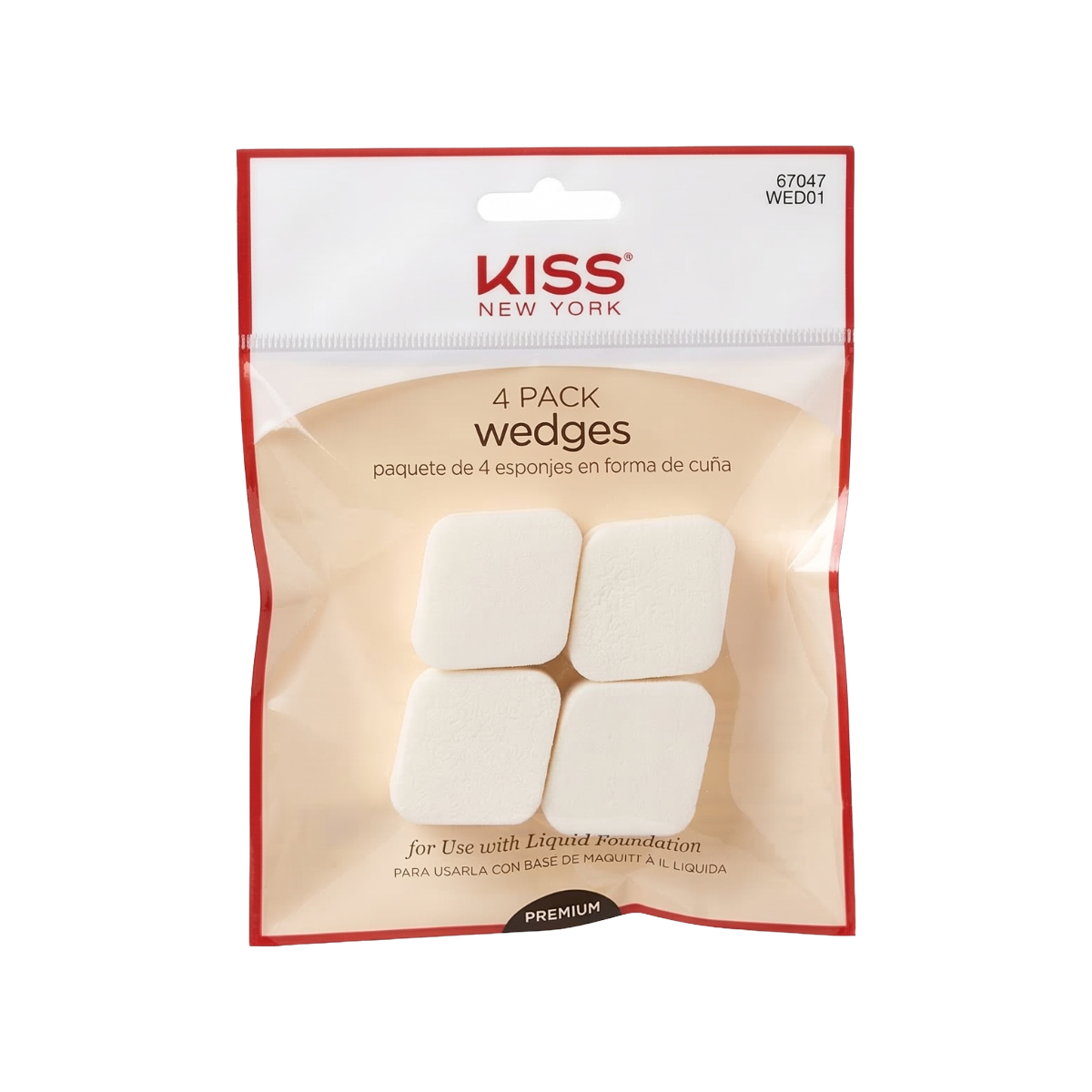 Kiss 4 Pack Wedges 67047-WED01