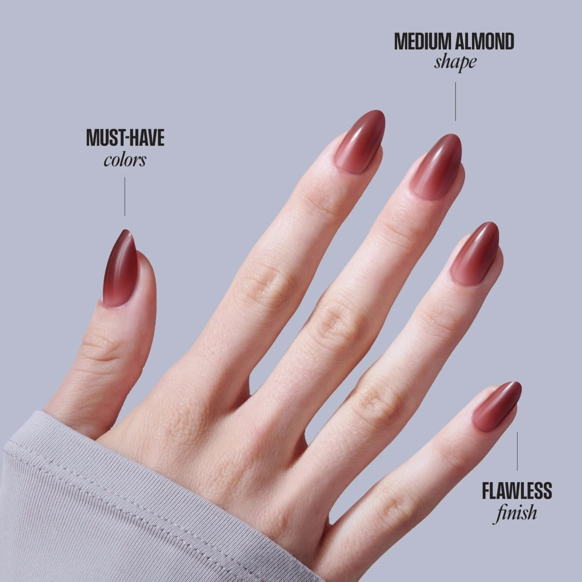 KISS NEW YORK Core Color Nails [Pinot Noir] #CC27