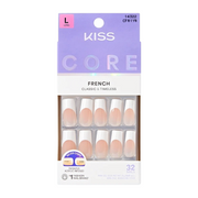 KISS NEW YORK Core French Nails [Glamping] #CF01Y0