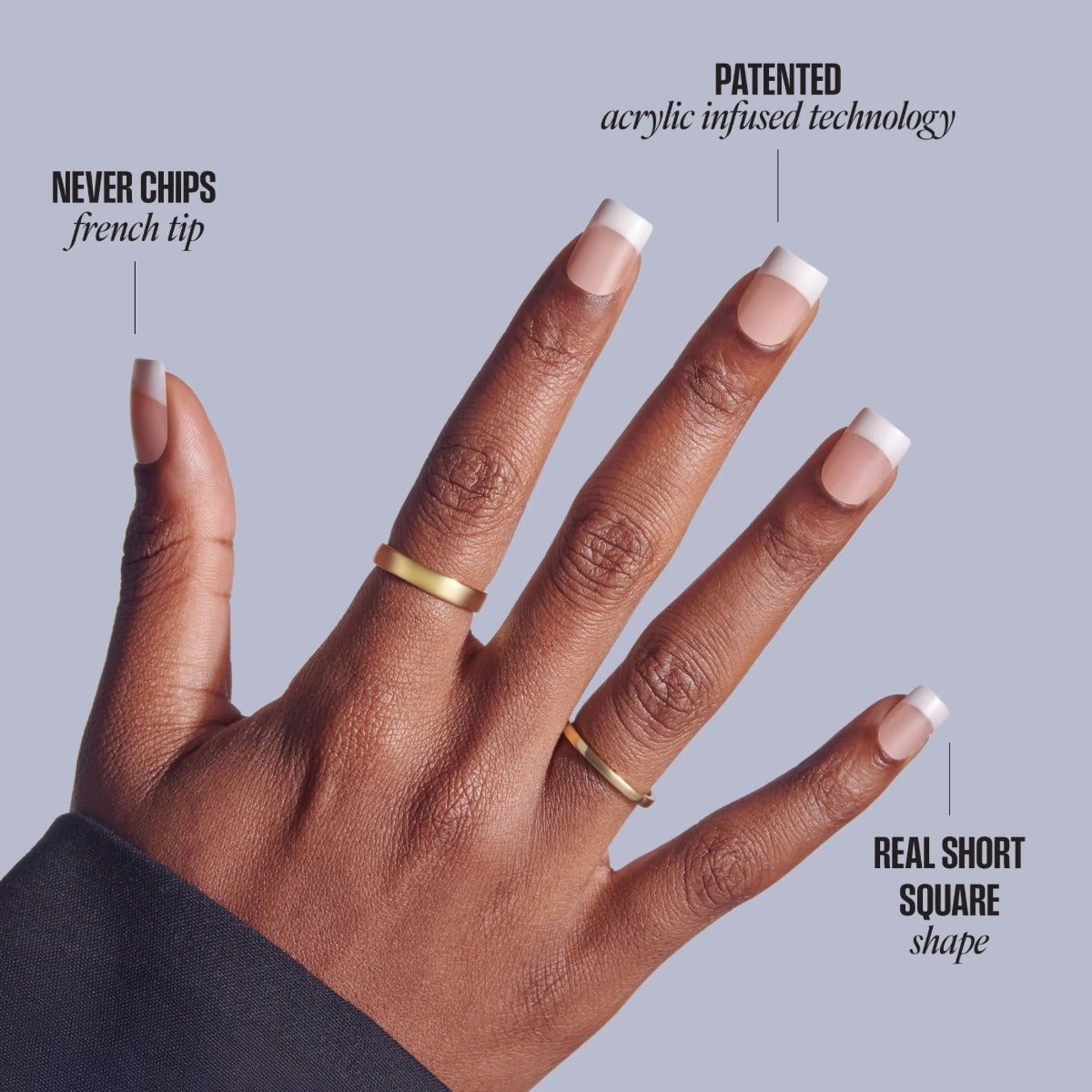 KISS NEW YORK Core French Nails [I Wish] #CF17