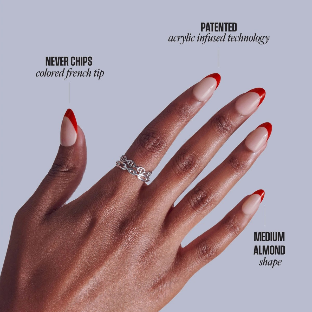 KISS NEW YORK Core French Nails [Optimistic] #CF15