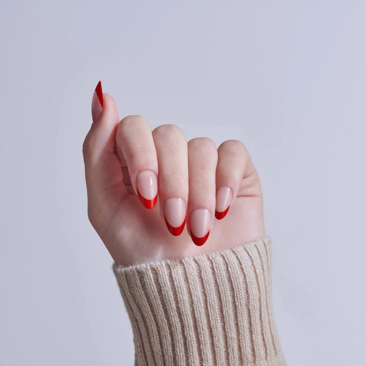KISS NEW YORK Core French Nails [Optimistic] #CF15