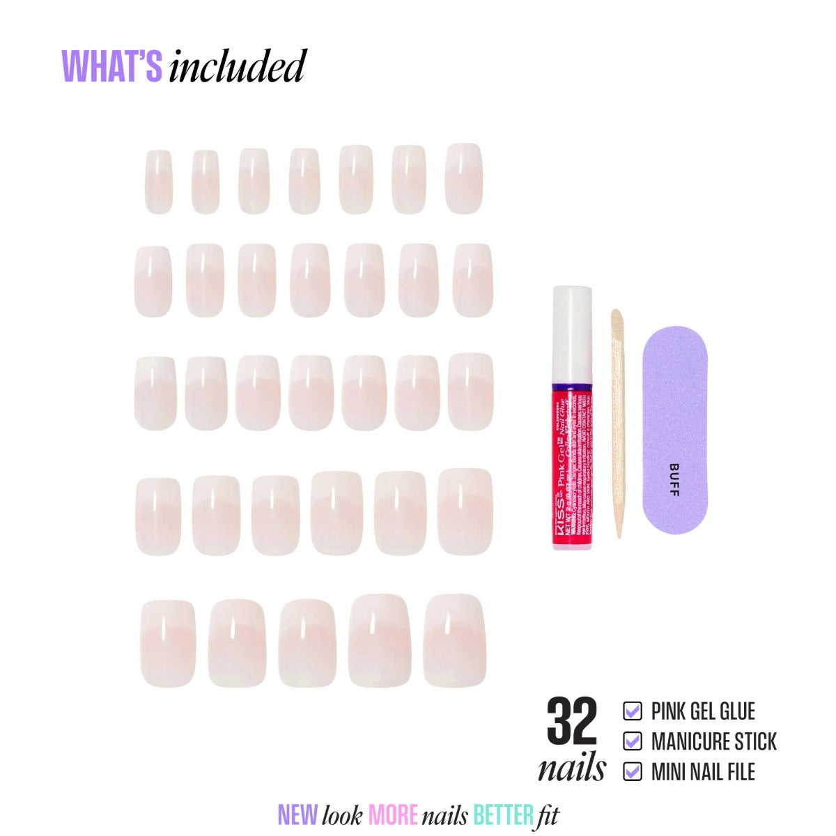 KISS NEW YORK Core French Ongles En Acrylique [Scenario] #CF11