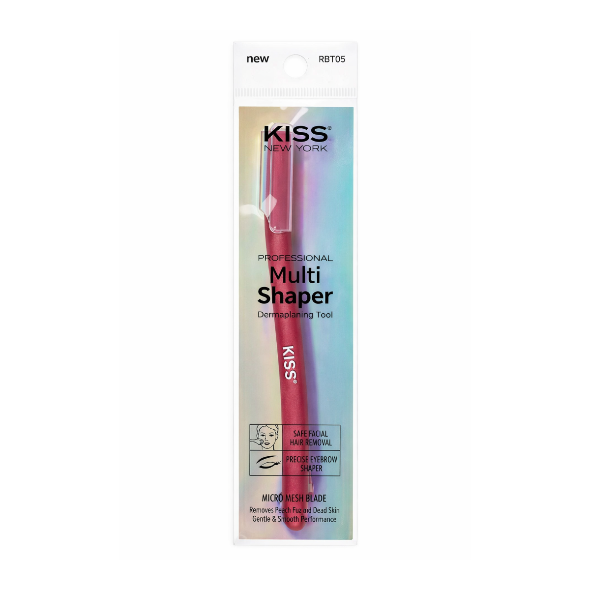 KISS NEW YORK Sculpteur de sourcils Dermaplaning 1 pièce #RBT05