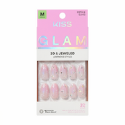 KISS NEW YORK Glam 3D & Jeweled Ongles En Acrylique [Breeze of Bliss] #GJ03