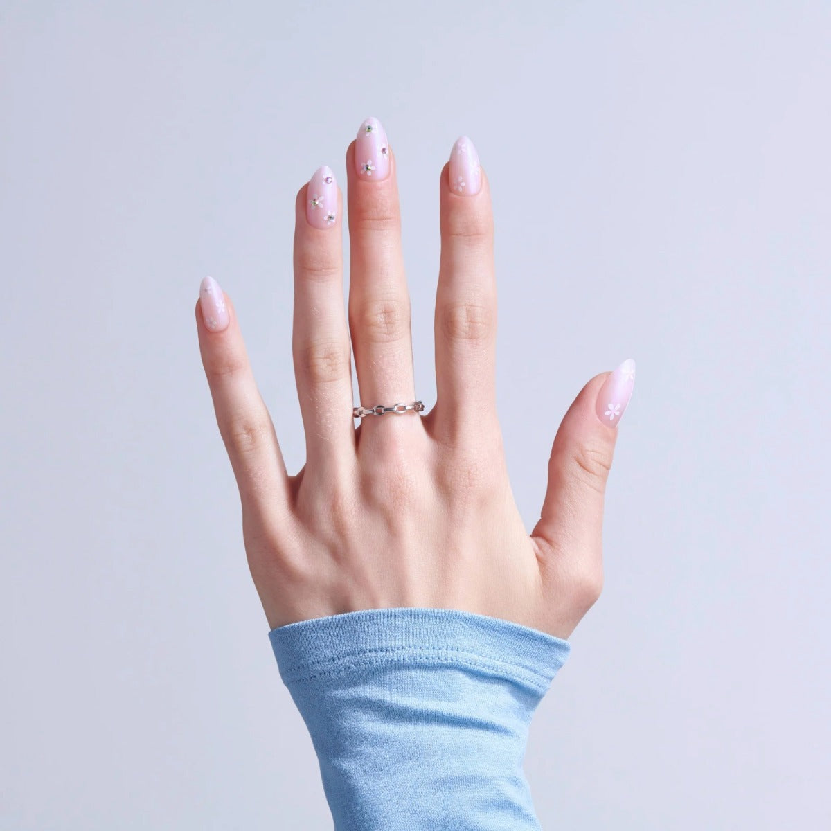 KISS NEW YORK Glam 3D & Jeweled Ongles En Acrylique [Breeze of Bliss] #GJ03
