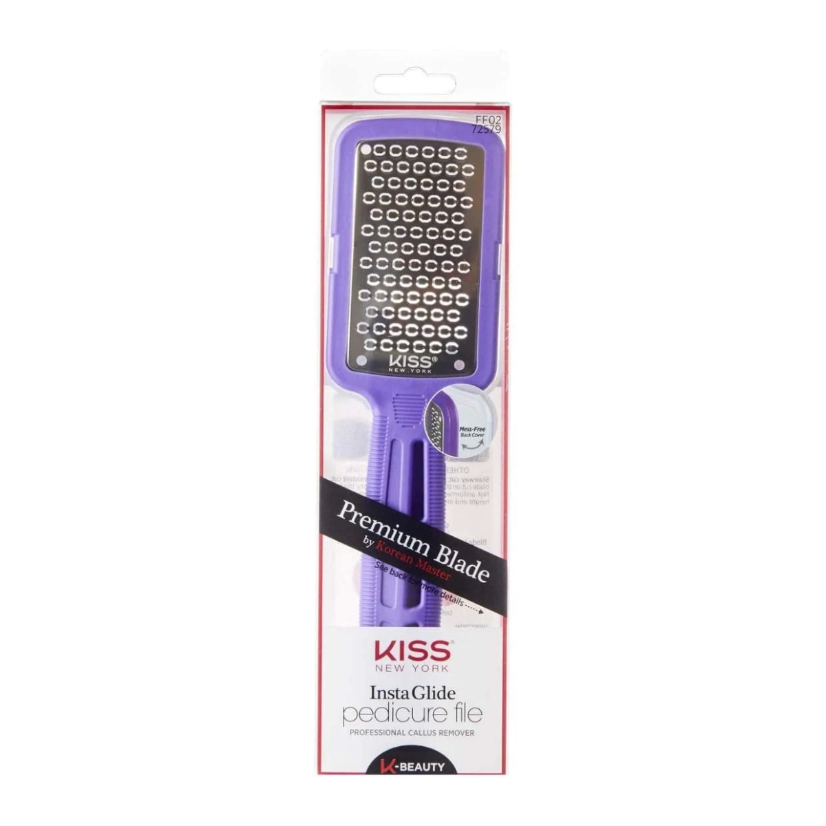 KISS NEW YORK Insta Glide Pedicure File [Purple] #FF02