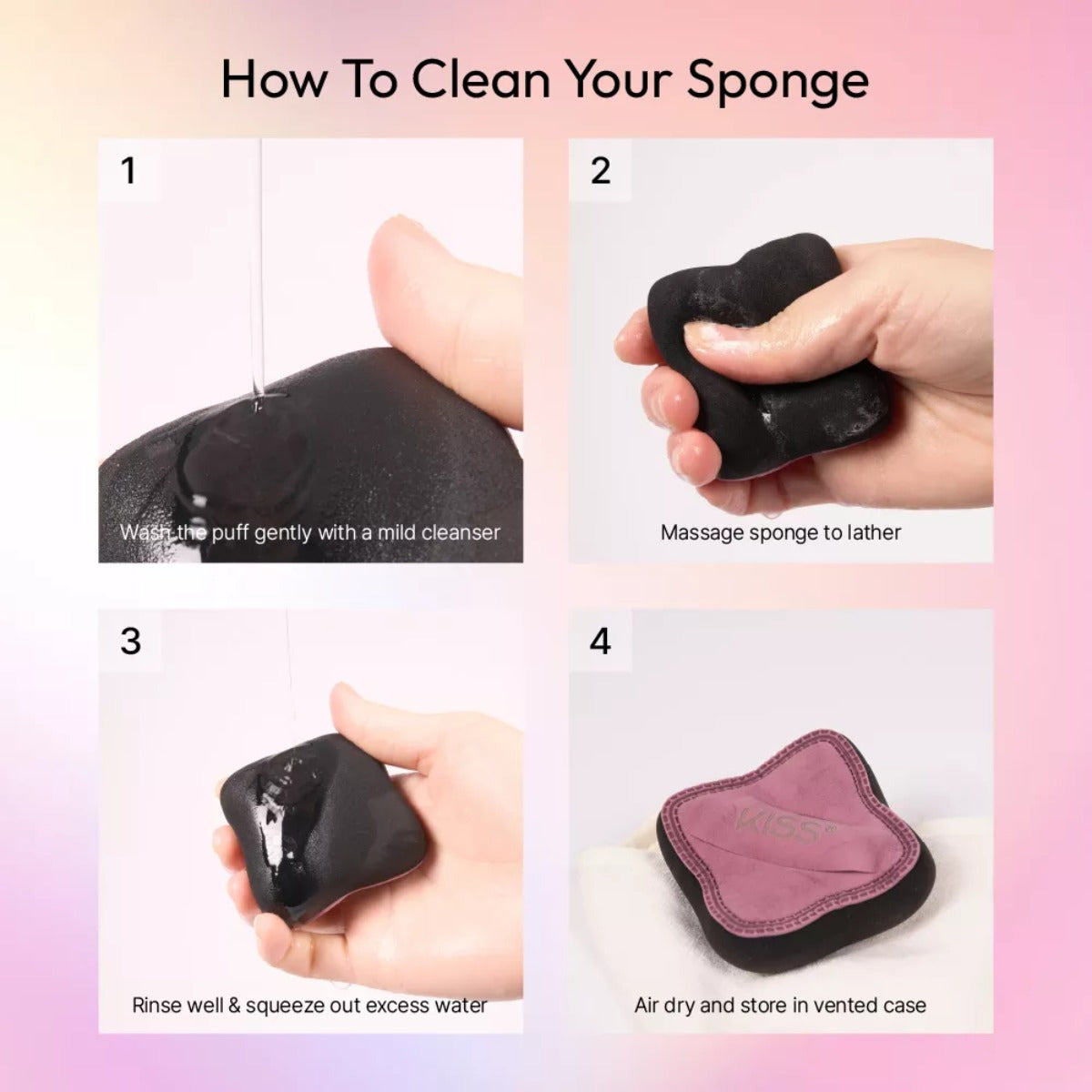 KISS NEW YORK Wet & Dry Velvet Air Cushion Case Set #PUF11