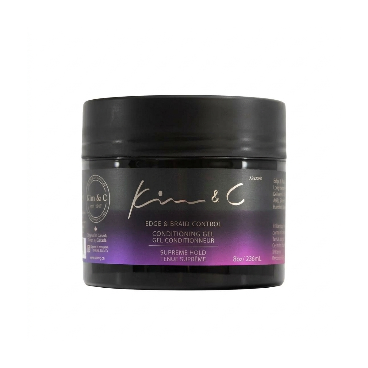 K&C Edge & Braid Control Gel 8oz
