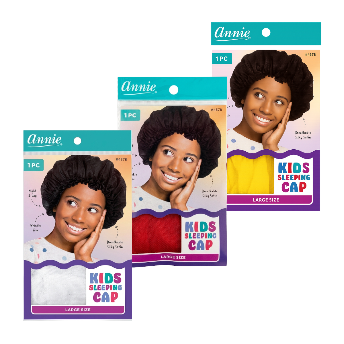 Bonnet de nuit enfant taille L [Couleurs assorties] #4378