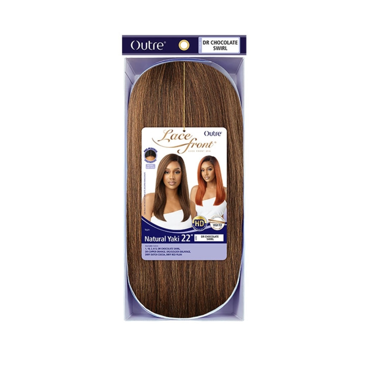 Lace Front Natural Yaki 22"