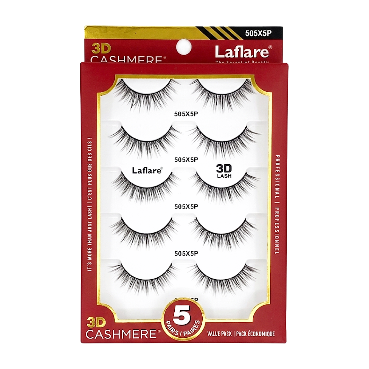 Laflare 3D Cashmere 5 Pairs #505X5P
