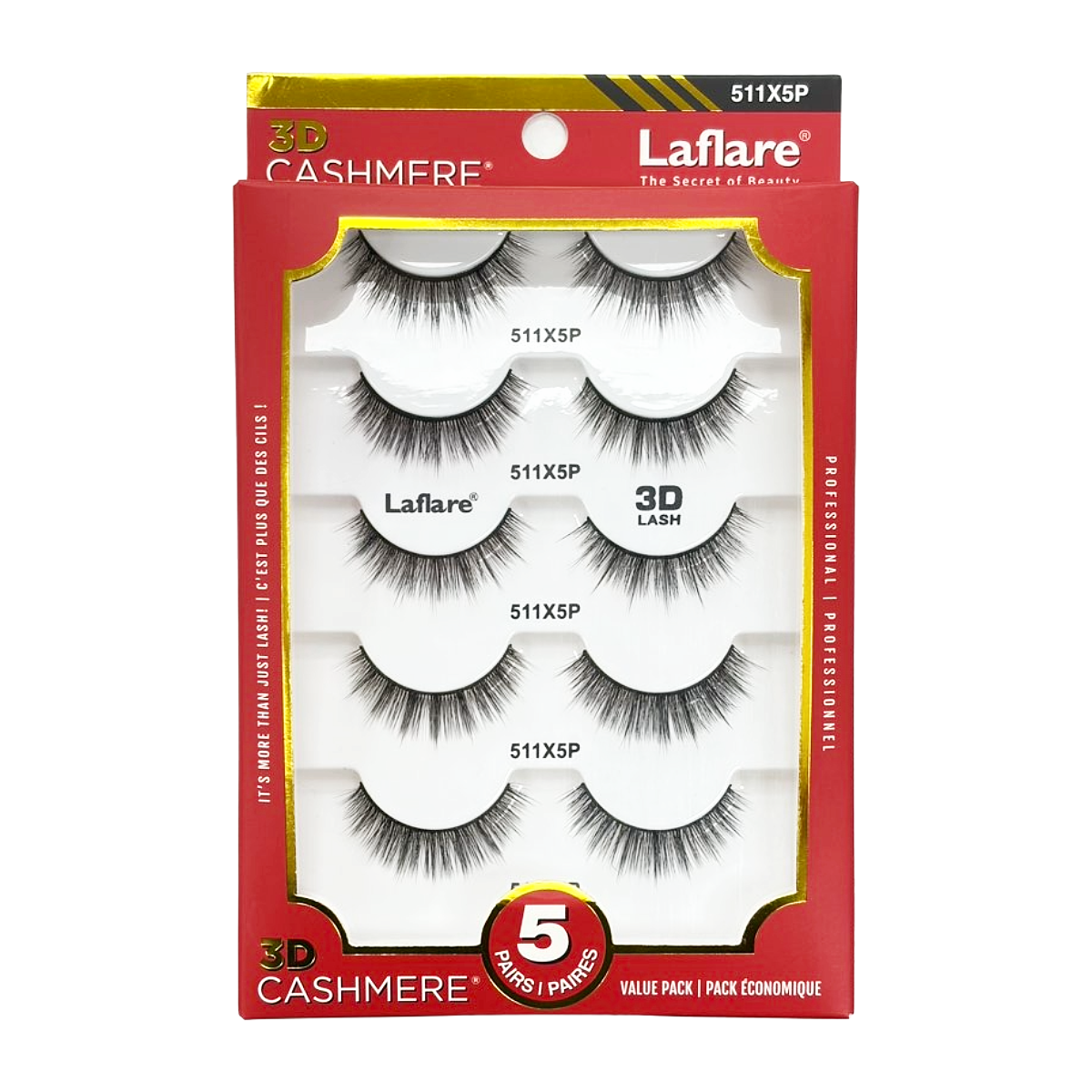 Laflare 3D Cashmere 5 Pairs #511X5P