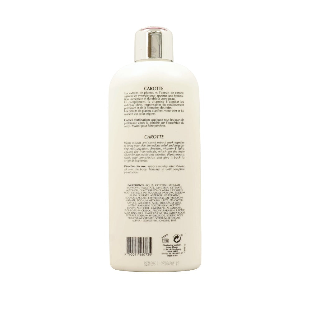 Lotion corporelle éclaircissante [Carotte]