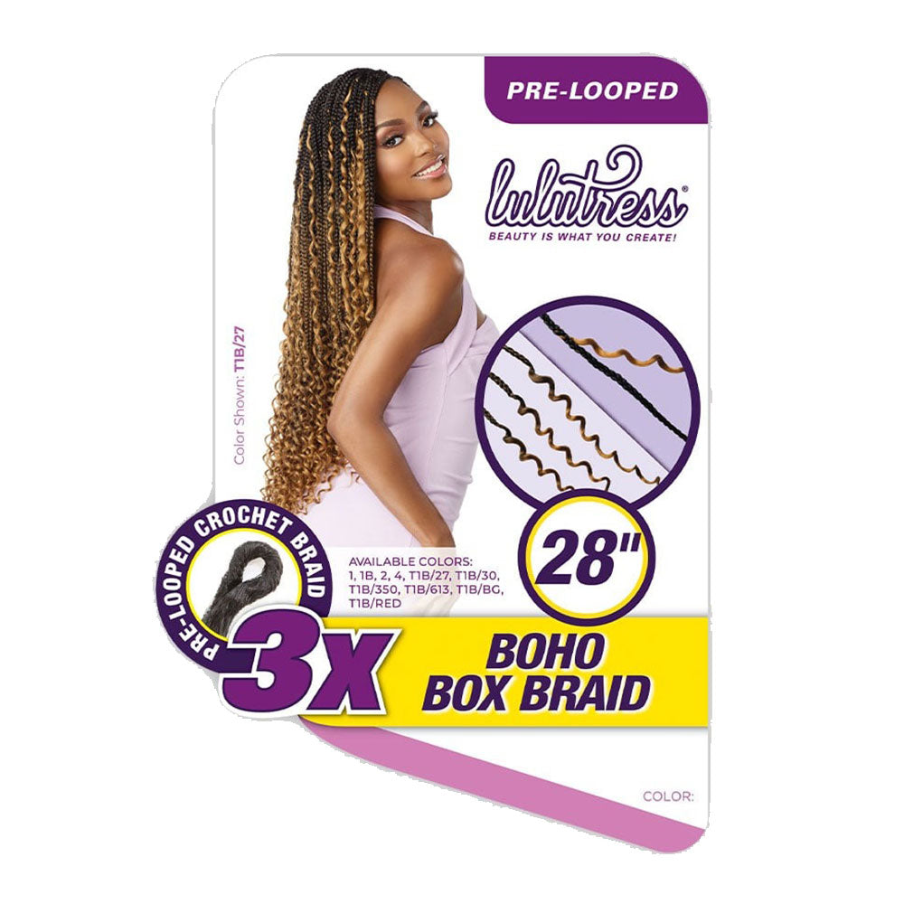 Lulutress 3X Boho Box Braid 28"