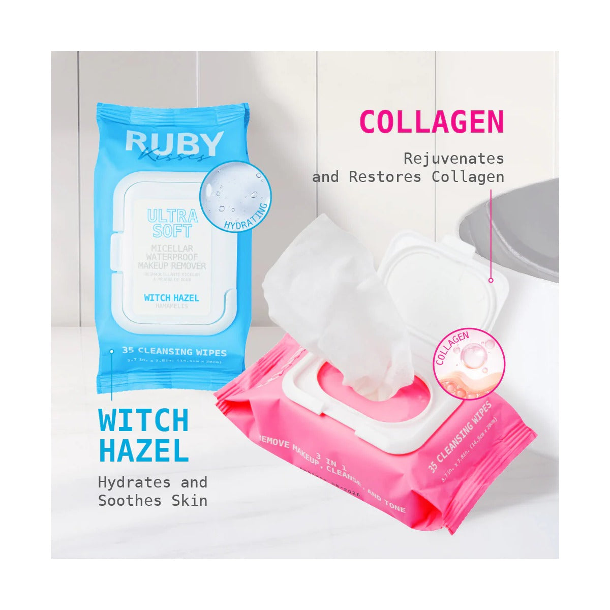 Micellar Makeup Wipes [Witch Hazel]