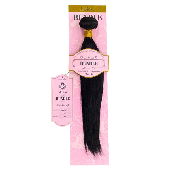 Mointo Bundle 100% Virgin Human Hair Straight 16"