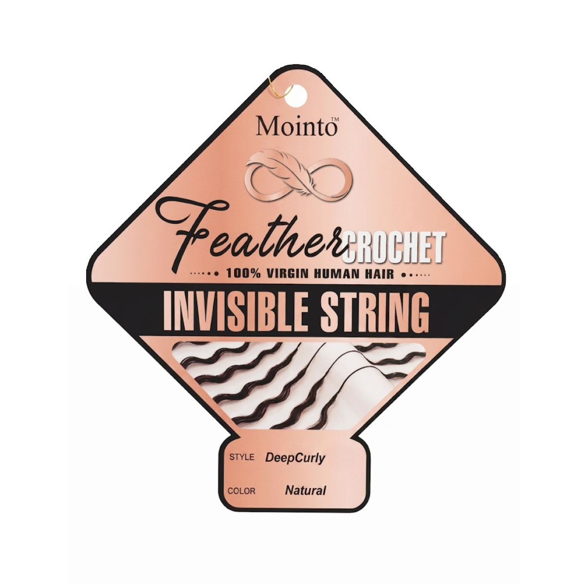 Mointo Feather Crochet Bouclé Profond