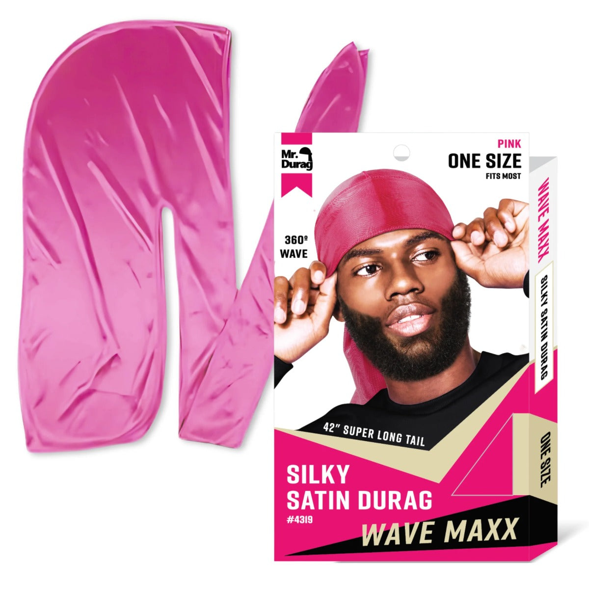 Mr.Durag Wave Maxx Silky Satin Durag [Assorted Color] #4319
