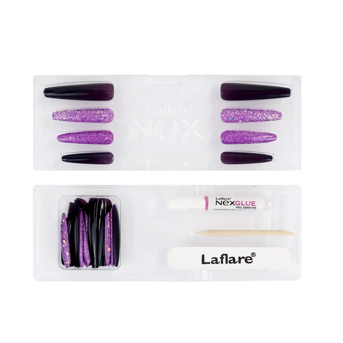 Nex Nail Tip Extra Long Coffin #Cfb002