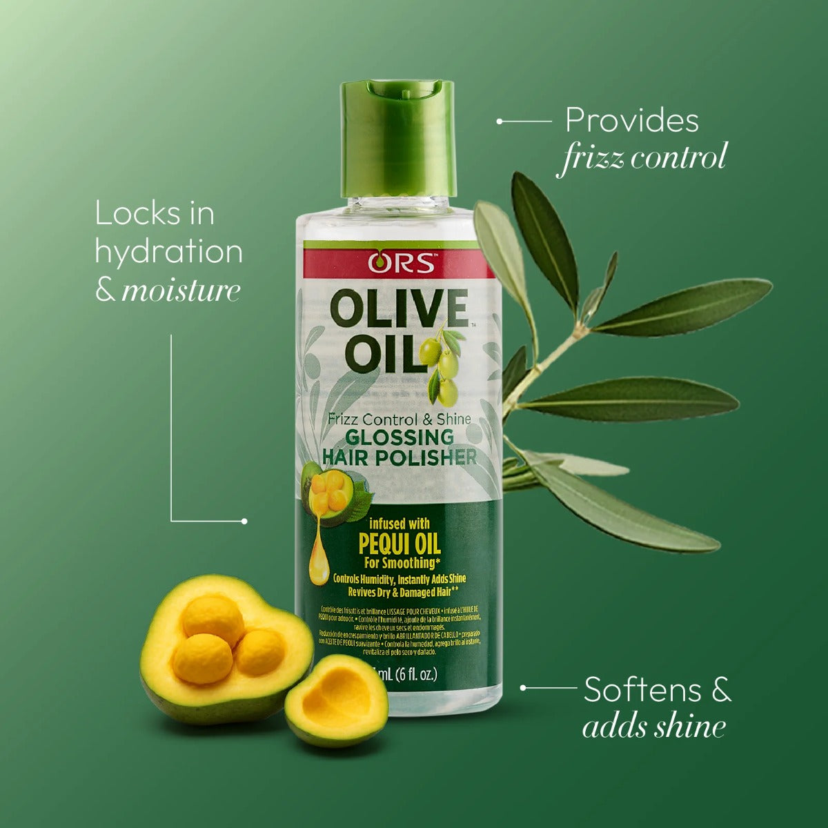 ORS Olive Oil Polisseur capillaire brillant 6oz