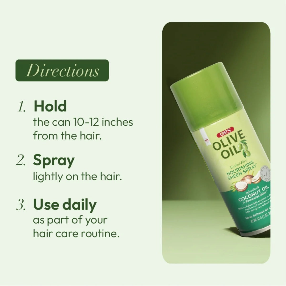 ORS Olive Oil Sheen Spray [Coconut Oil] 2oz