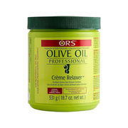 Crème défrisante professionnelle ORS à l'huile d'olive [Force normale] 18,7 oz
