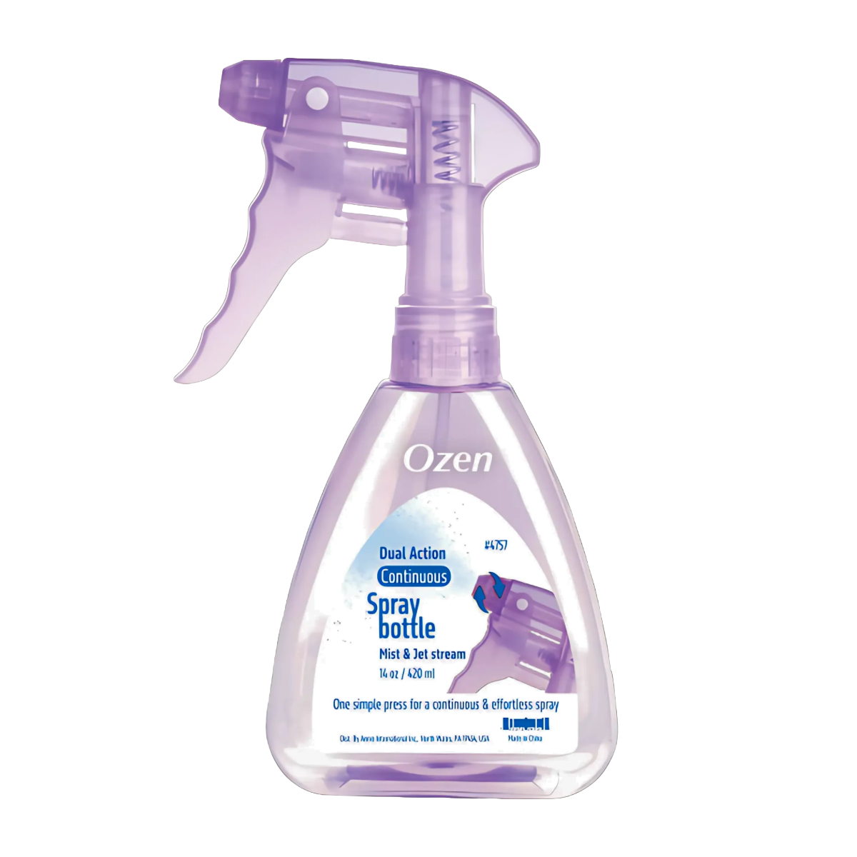 Ozen Vaporisateur Continu À Double Action [lavande Transparent] #4757
