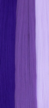 SHAKE N GO Freetress 3X Braid 301 hair extensions in vibrant purple shades for versatile styling