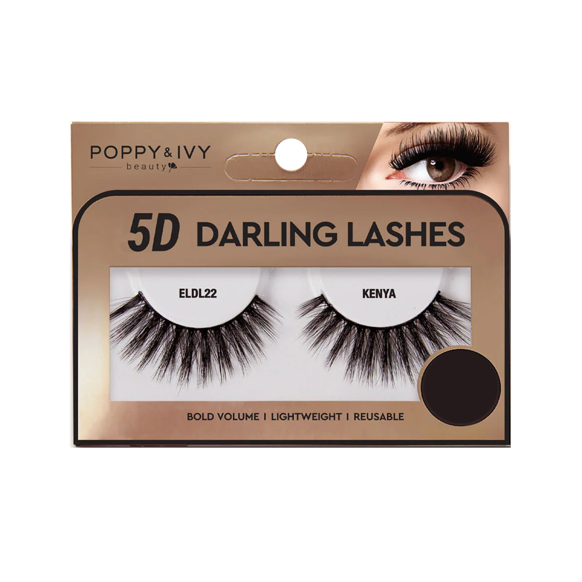 POPPY & IVY Cils Chéris 5D #ELDL22 Kenya