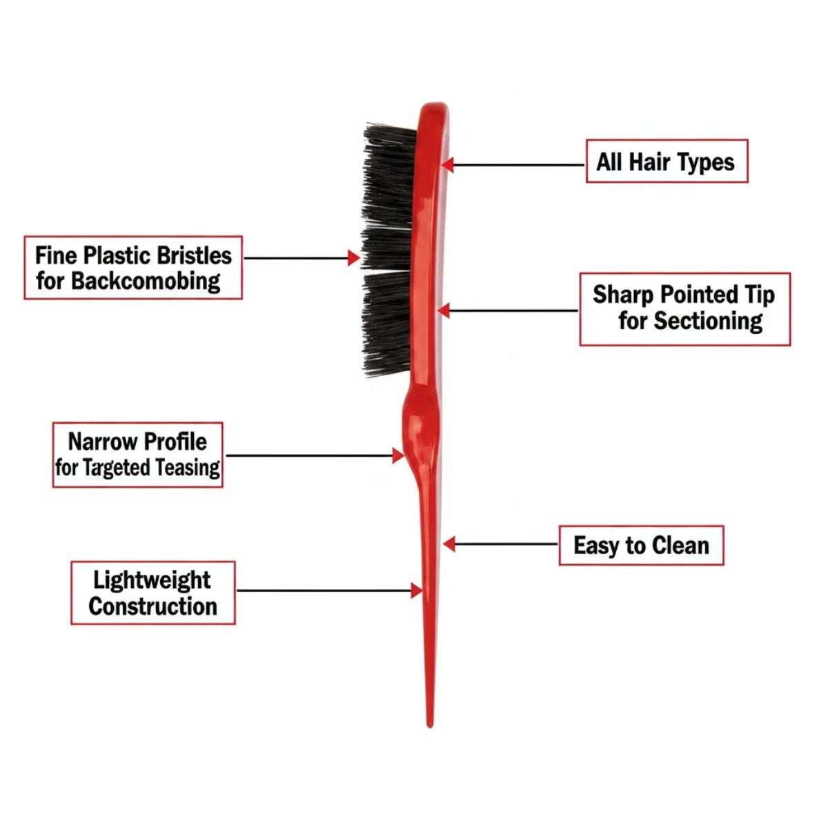 Plastic Tease Brush #2150