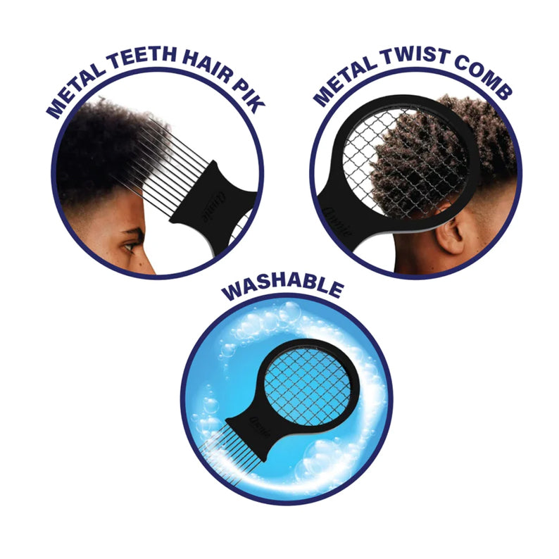 PrimeX Peigne Twist & Pik Mini [Noir] #229