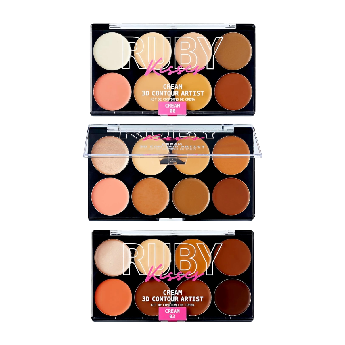 3D Contour Cream with Highlighter & Blush