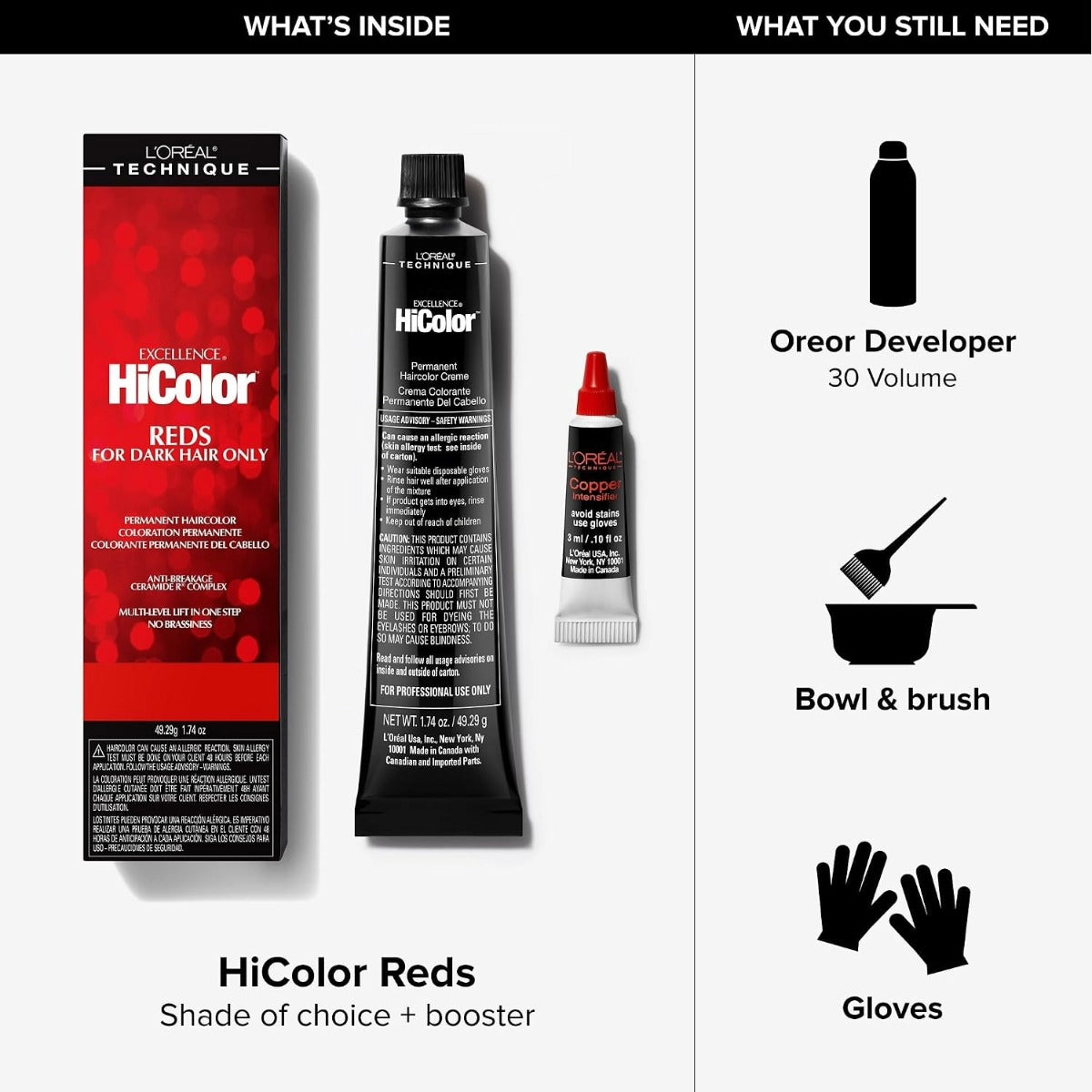 L'ORÉAL HiColor Permanent Color 1.74oz
