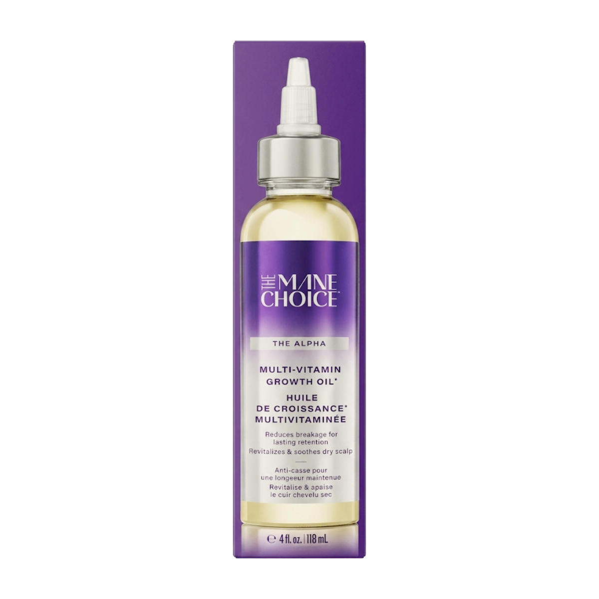 THE MANE CHOICE Huile de Croissance Nourrissante pour le Cuir Chevelu Alpha Multi-Vitaminée 4oz