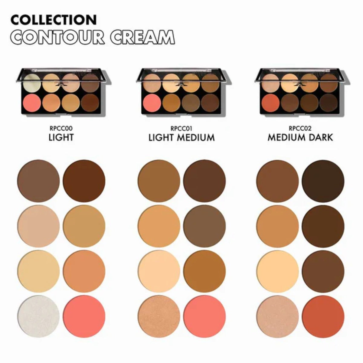 3D Contour Cream with Highlighter & Blush