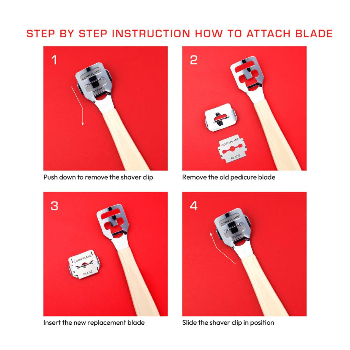 RED BY KISS Coupe-callosités #FF21