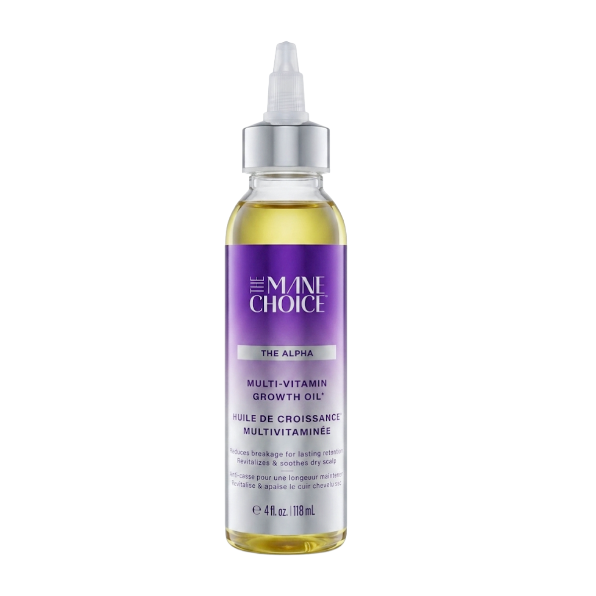 THE MANE CHOICE Huile de Croissance Nourrissante pour le Cuir Chevelu Alpha Multi-Vitaminée 4oz