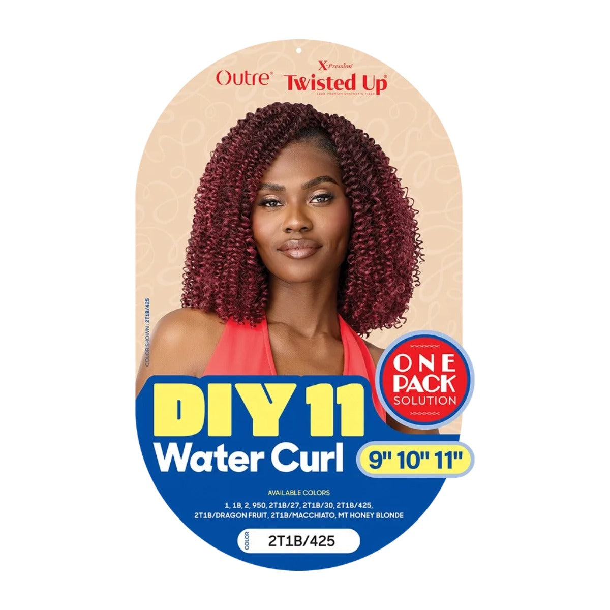 X-Pression Twisted Up DIY11 Water Curl 9"10"11"
