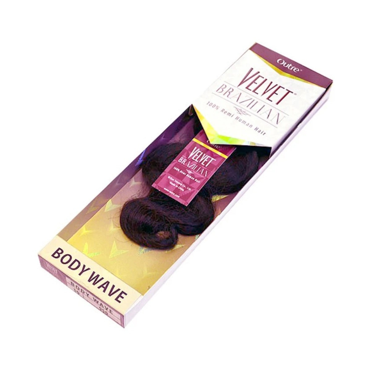 Cheveux brésiliens veloutés 100 % naturels Remy Body Wave