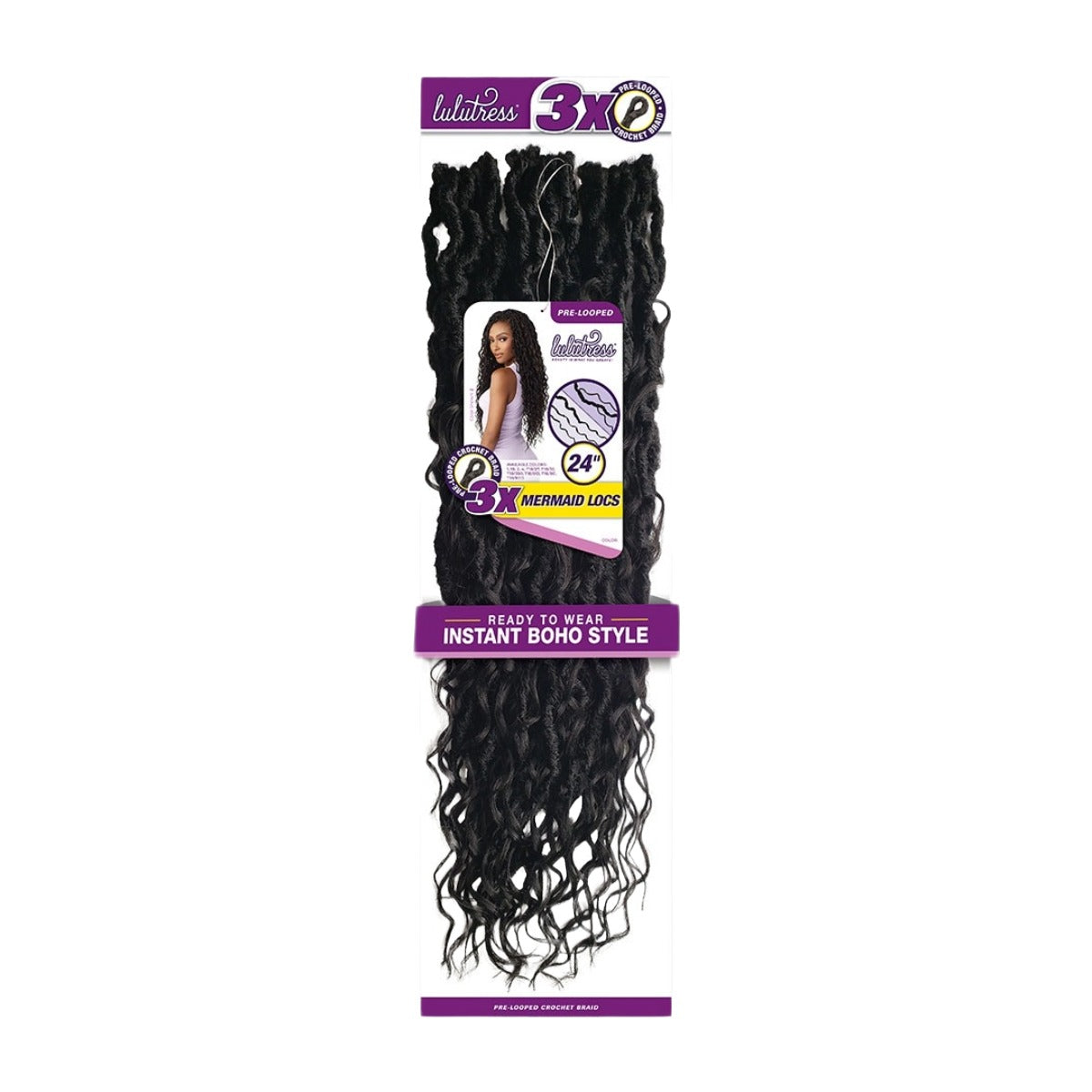 Lulutress 3X Mermaid Locs 24"