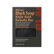 Savon de Beauté au Kojic Acid By Natures [Savon Noir Africain] 5,5 oz