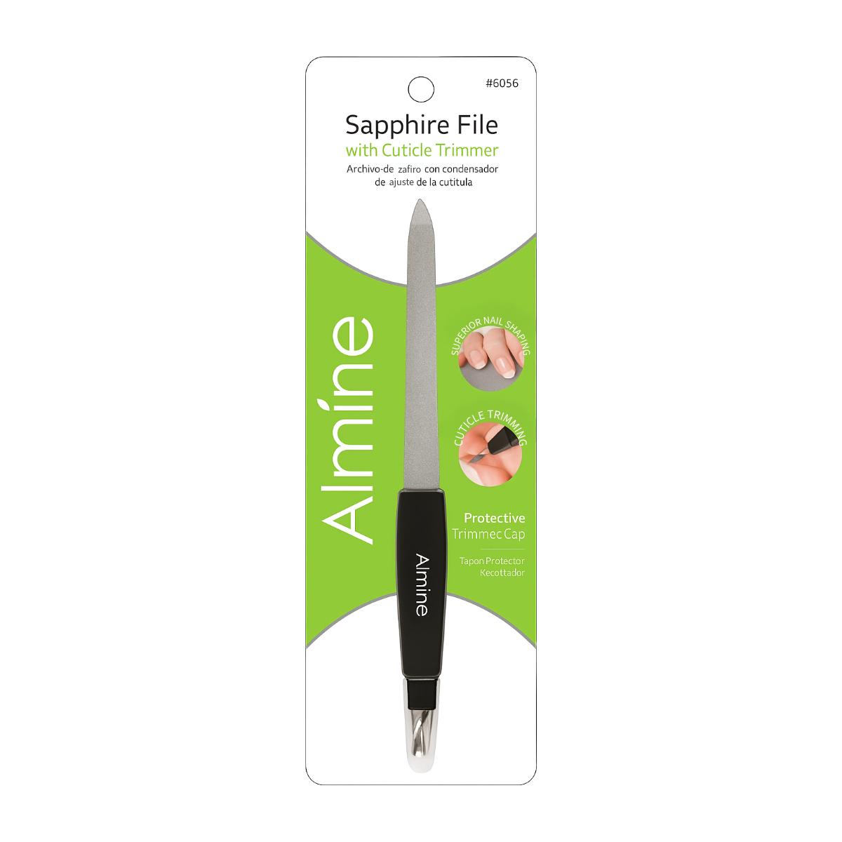 Sapphire File with Cuticle Trimmer #06056
