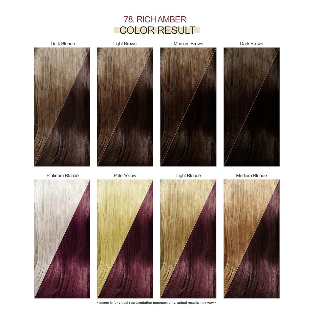 Semi-Permanent Hair Color #078 Rich Amber