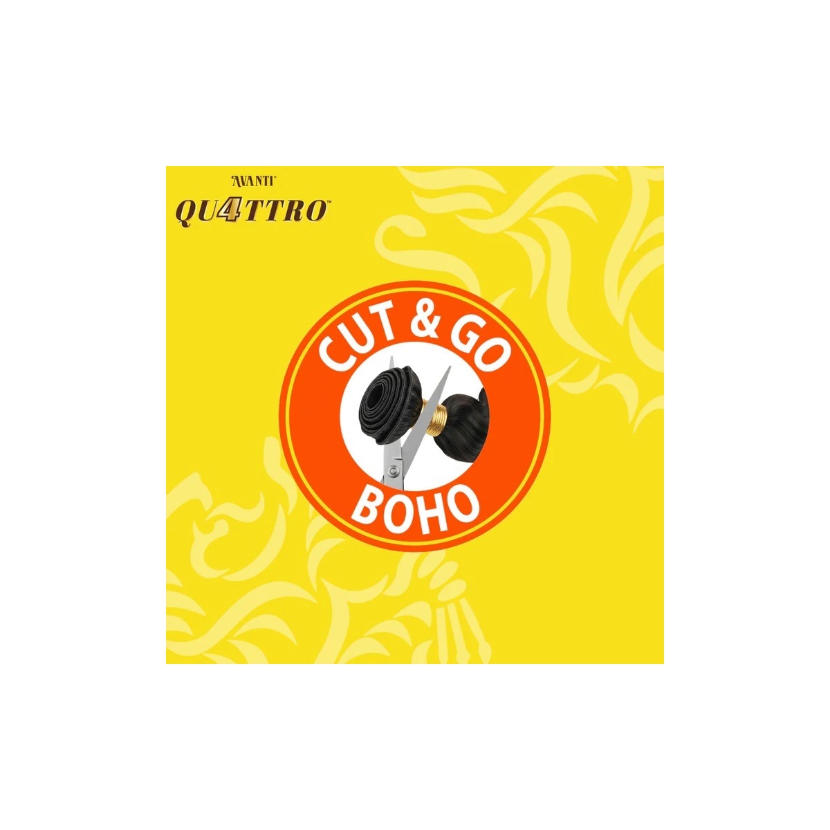 Quattro Straight 4pc Weave Bundle