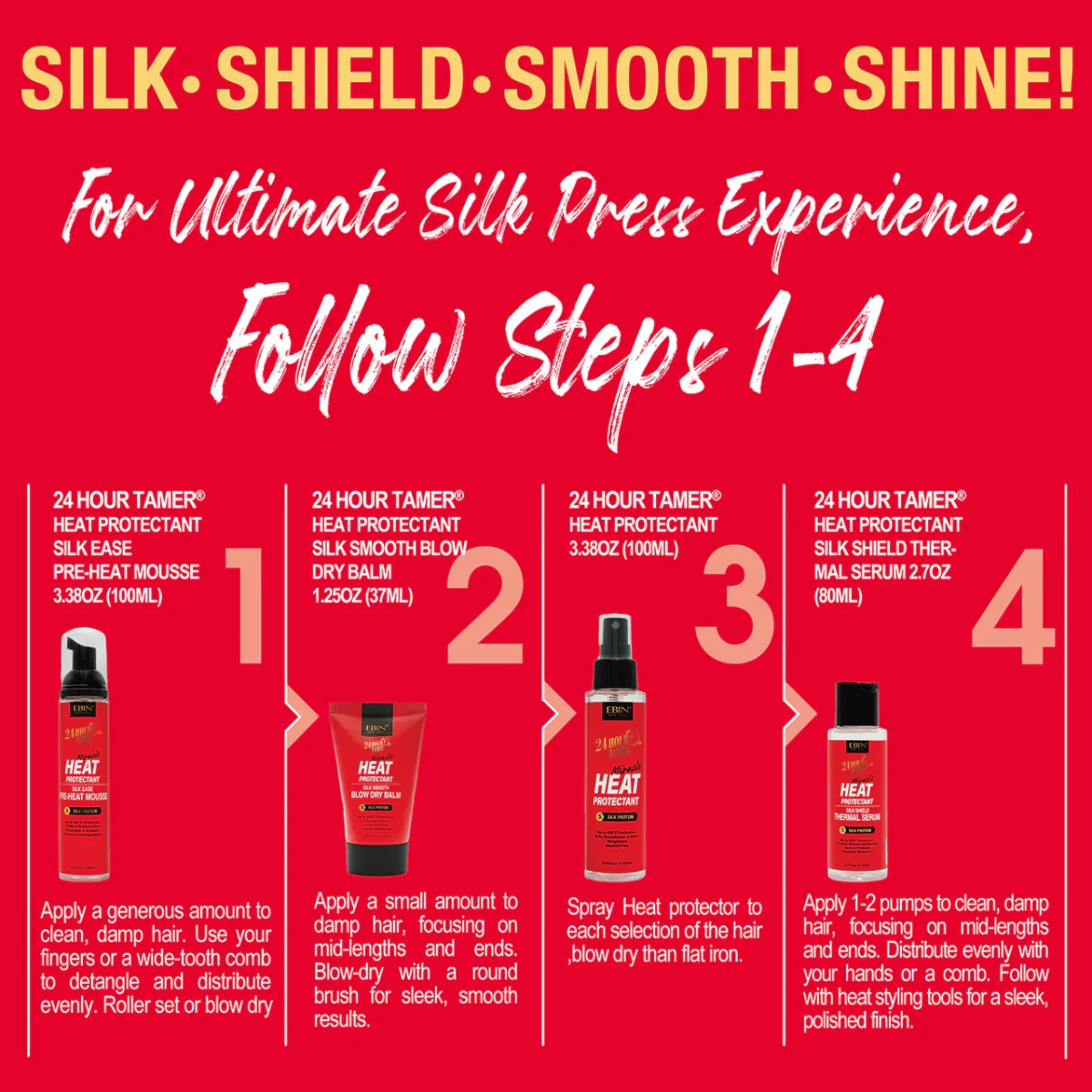 24 Hour Tamer Miracle Heat Protectant Thermal Serum