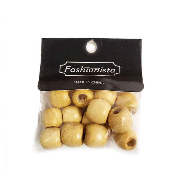 FASHIONISTA Wooden Beads [BEIGE]