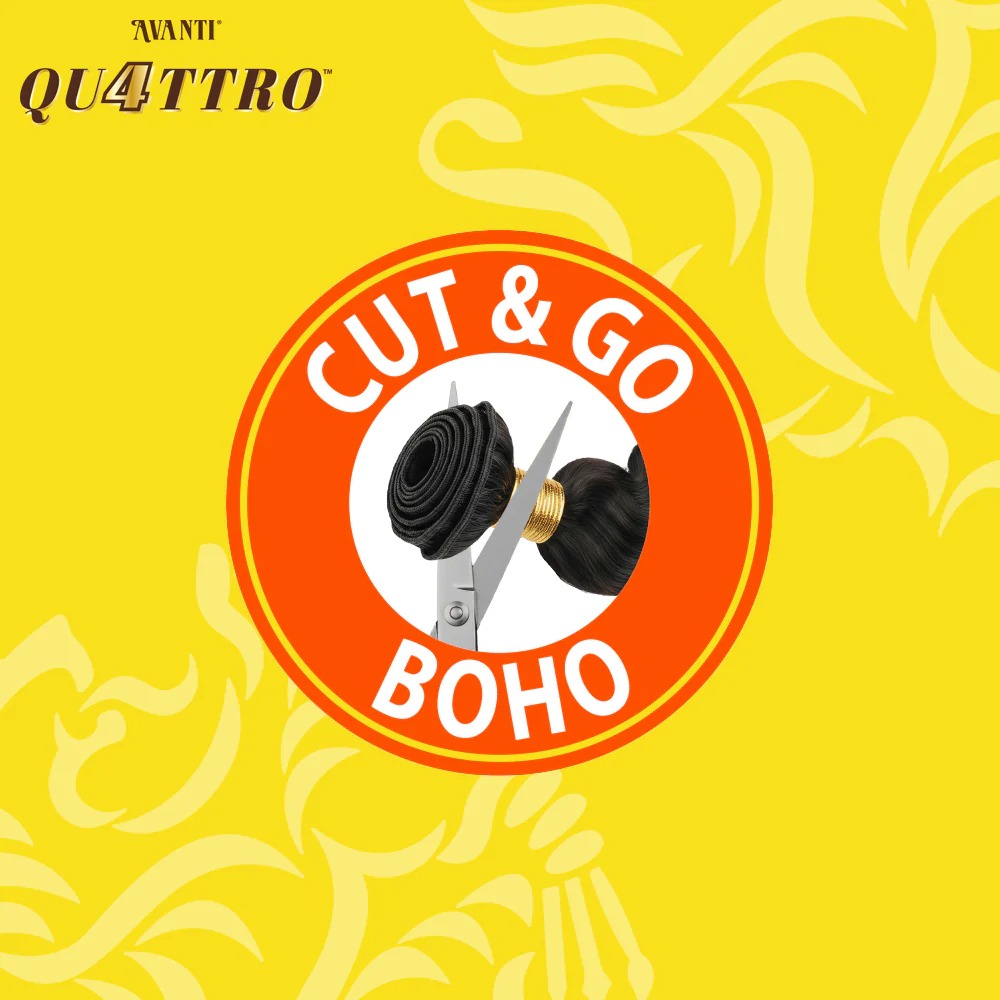 QUATTRO Water Wave 4pc Weave Bundle