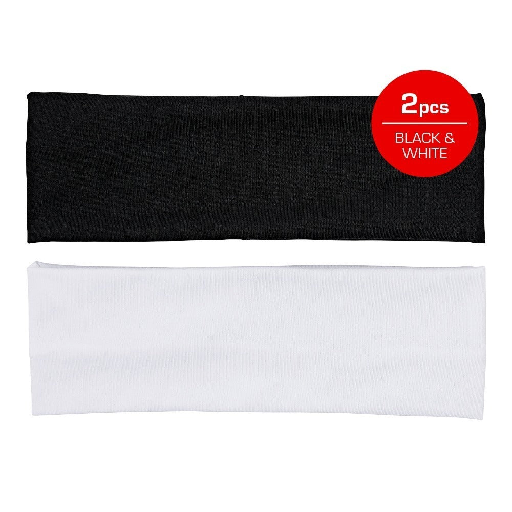 Bandeau 2 pièces #HEB37 [Noir et blanc]